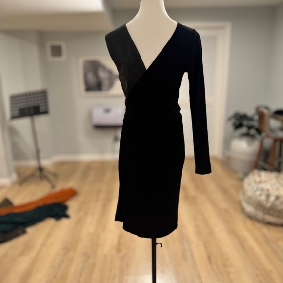 BCBG Asymmetrical Jersey Dress SMALL - Picture 5 of 7